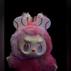 3D printed baseball headband for Labubu doll